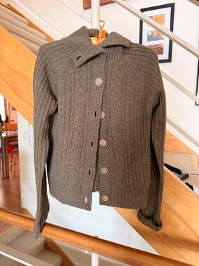 Brooks Brothers Saxxon Wool Cardigan